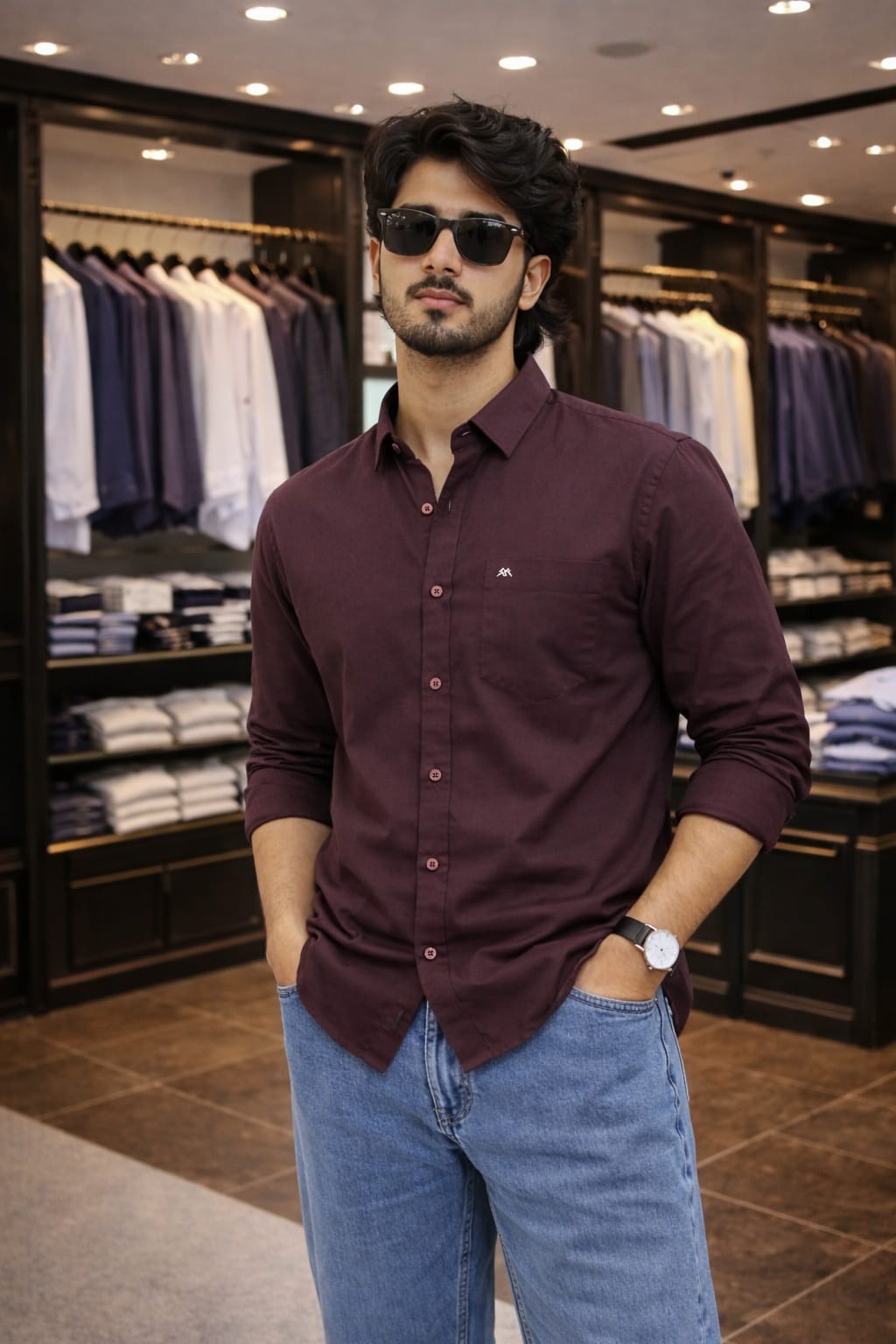 Men's Cartel Premium Lycra Plain Solid Shirt for Men Full Sleeve Regular Fit Casual Formal Office Party Wear Stretchable Comfortable Breathable Soft Fabric Button Down Collar Shirt Multi Color All Sizes