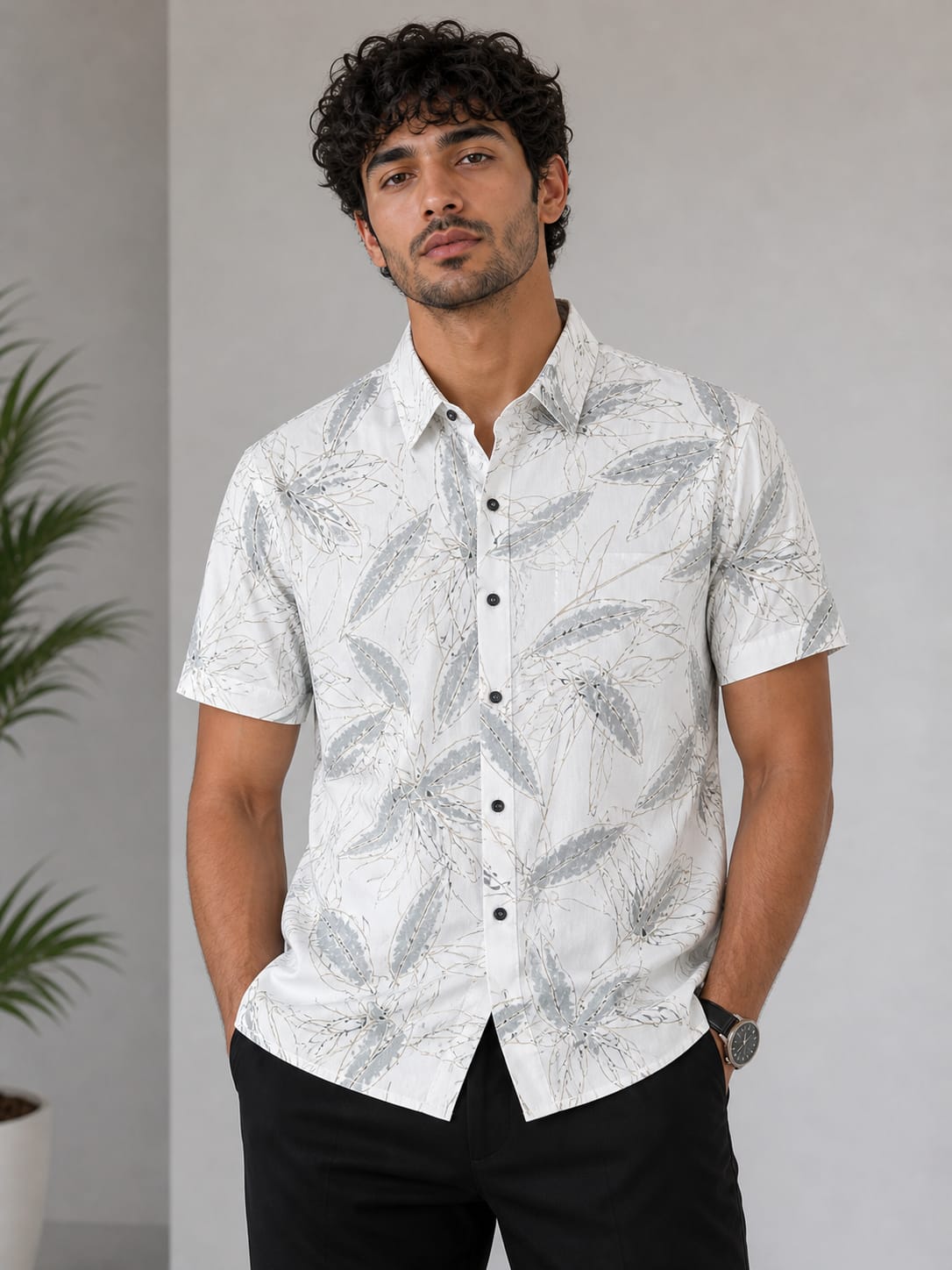 Men’s Rayon Printed Shirt | Premium Occasional Casual Wear Shirt for Men | Stylish Half Sleeve Regular Fit