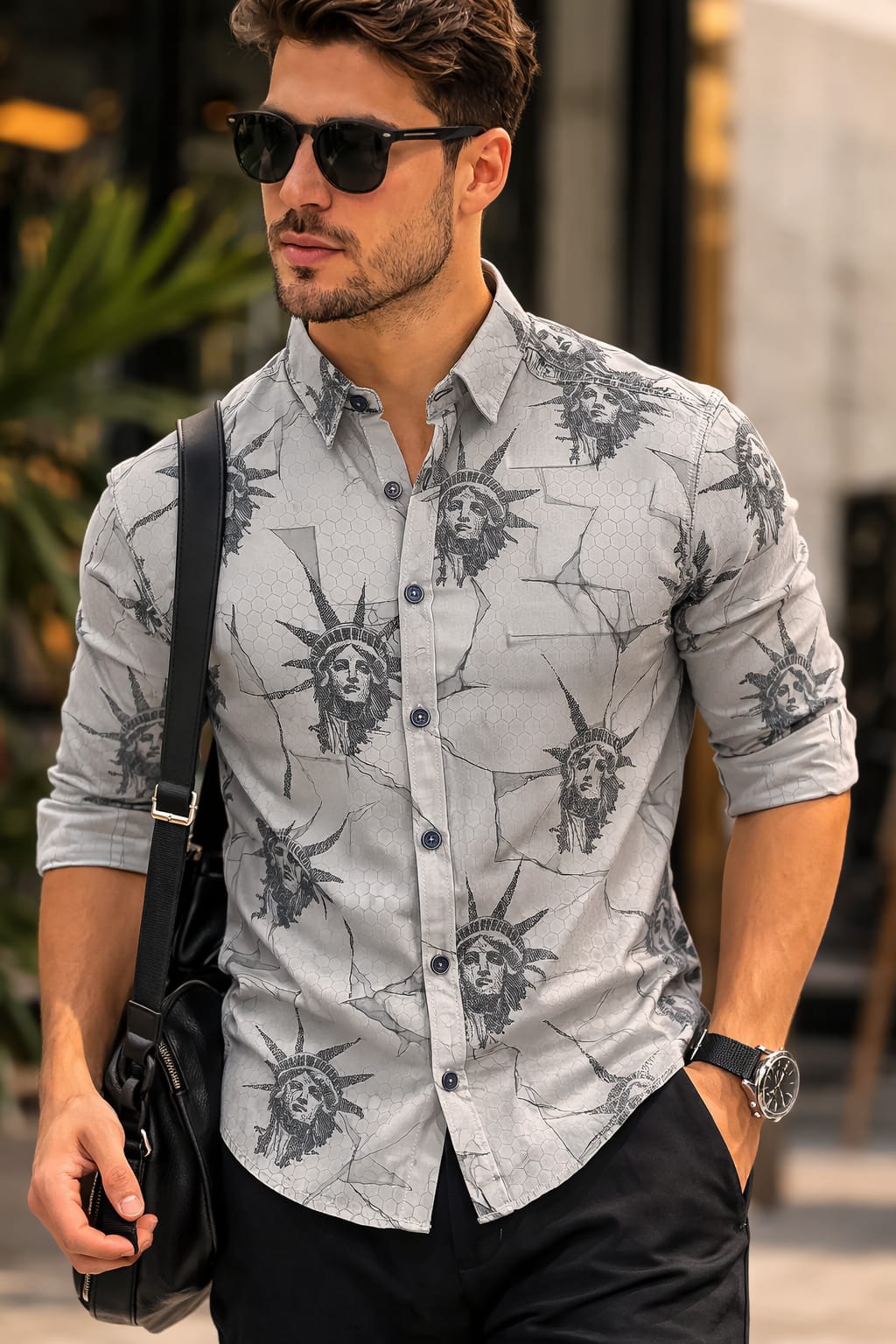 Men's Cartel Premium Casual Occasional Shirt - Slim Fit