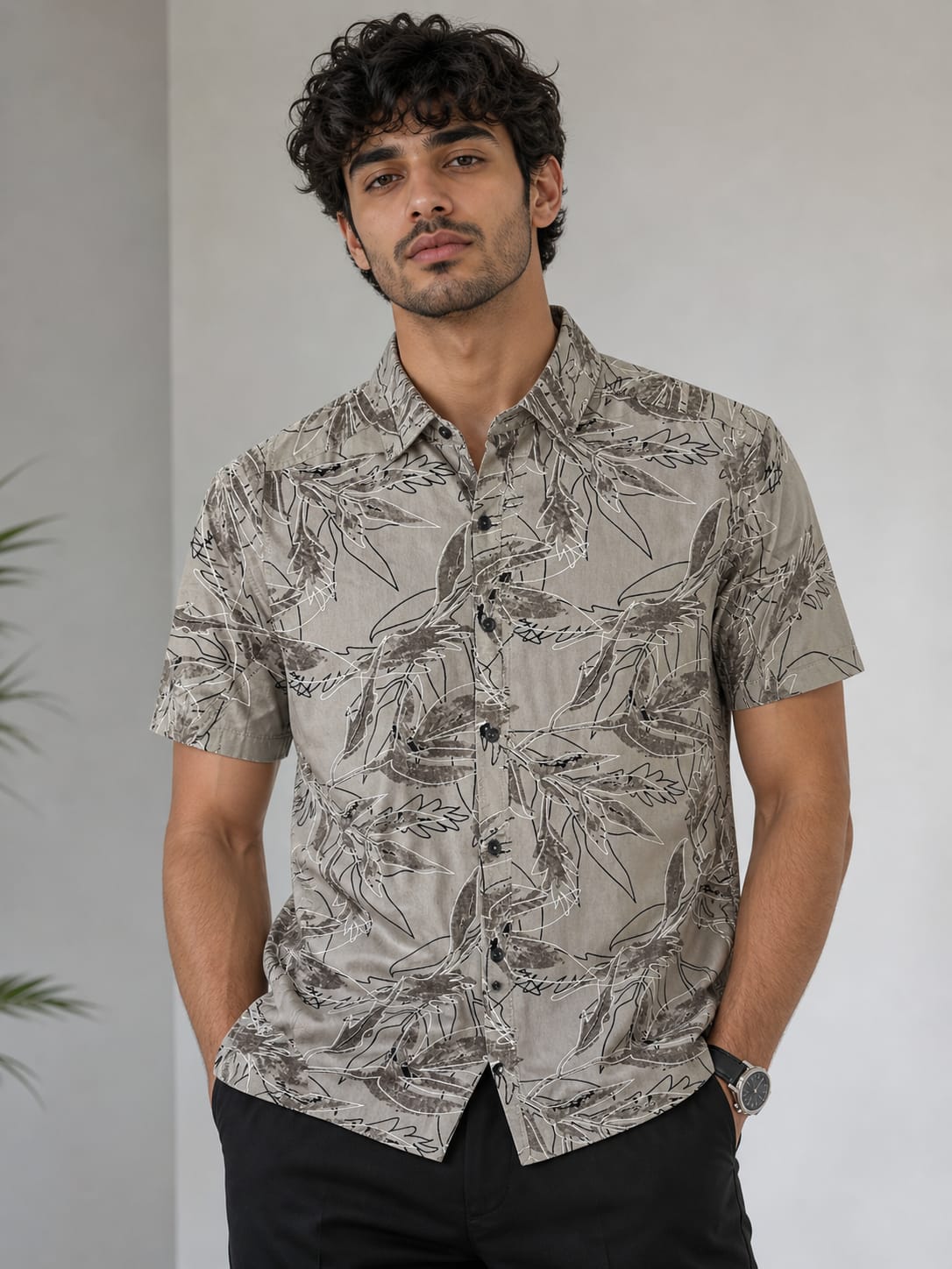Men’s Rayon Printed Shirt | Premium Occasional Casual Wear Shirt for Men | Stylish Half Sleeve Regular Fit