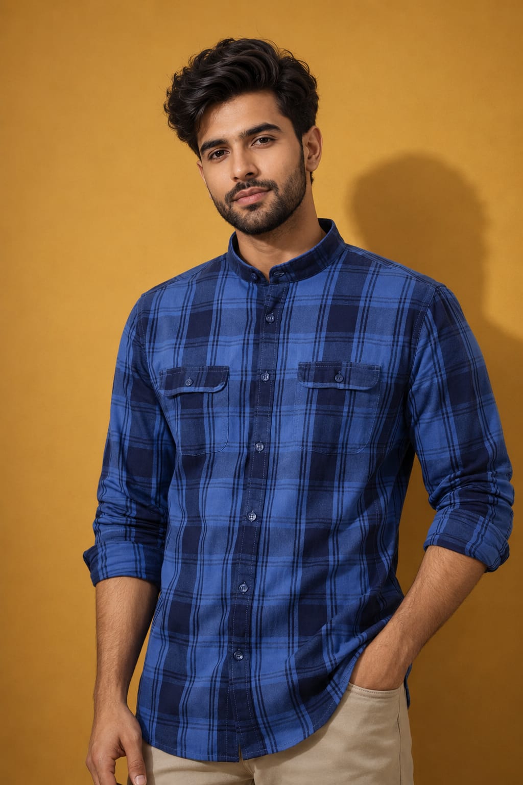 Men’s Cotton Casual Shirt | Premium Checked Casual Wear | Occasional Casual Stylish Shirt for Men