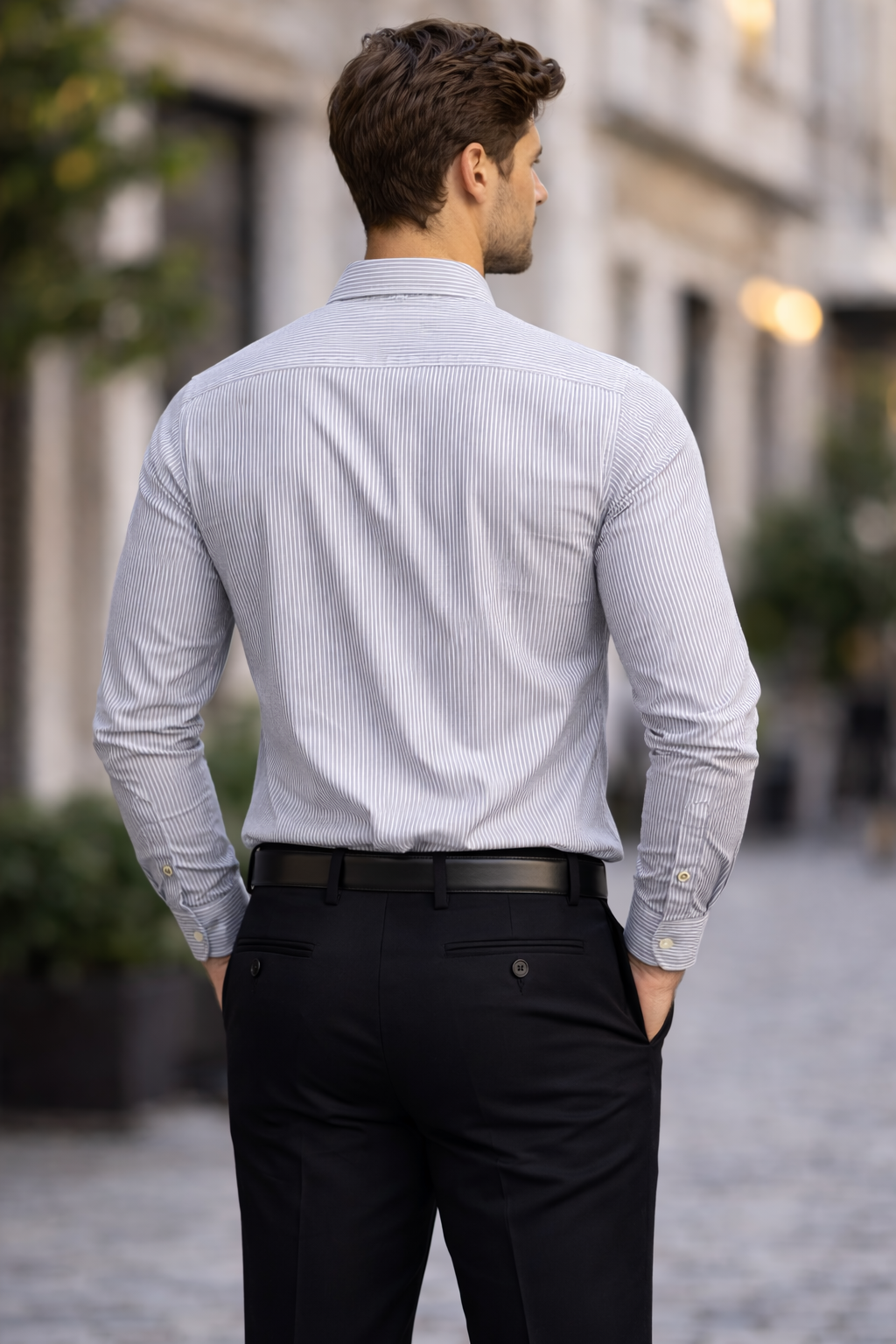 Men's Cartel Executive Striped Oxford Shirt for men