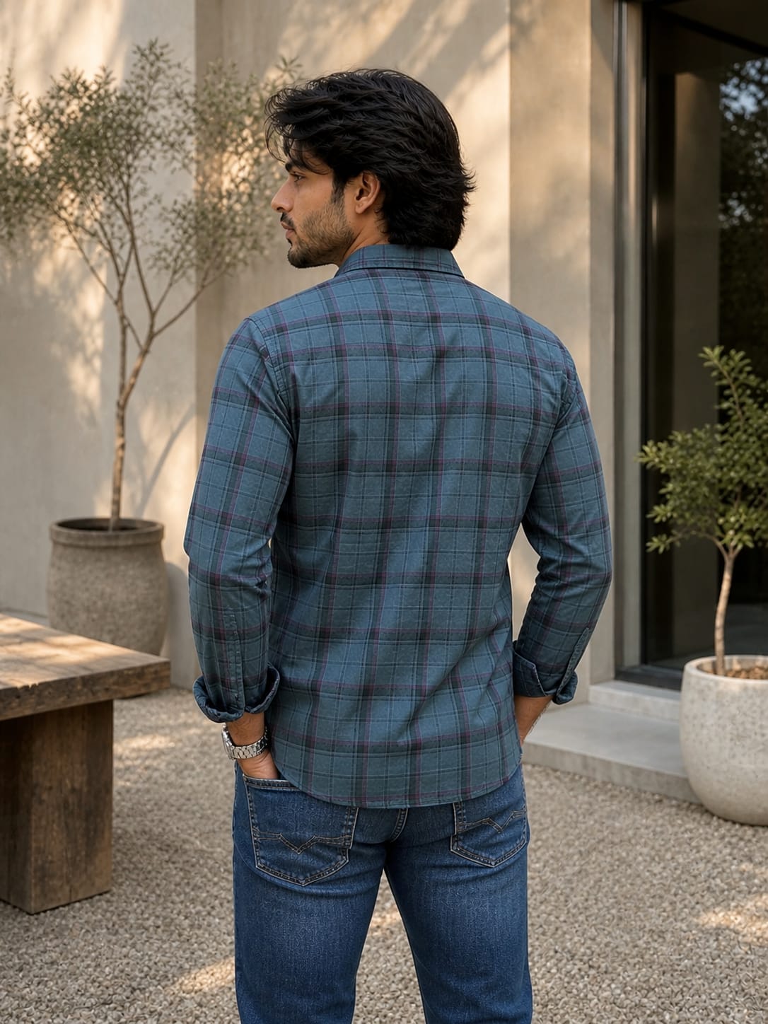 Men’s Cotton Casual Shirt | Premium Checked Casual Wear | Occasional Casual Stylish Shirt for Men