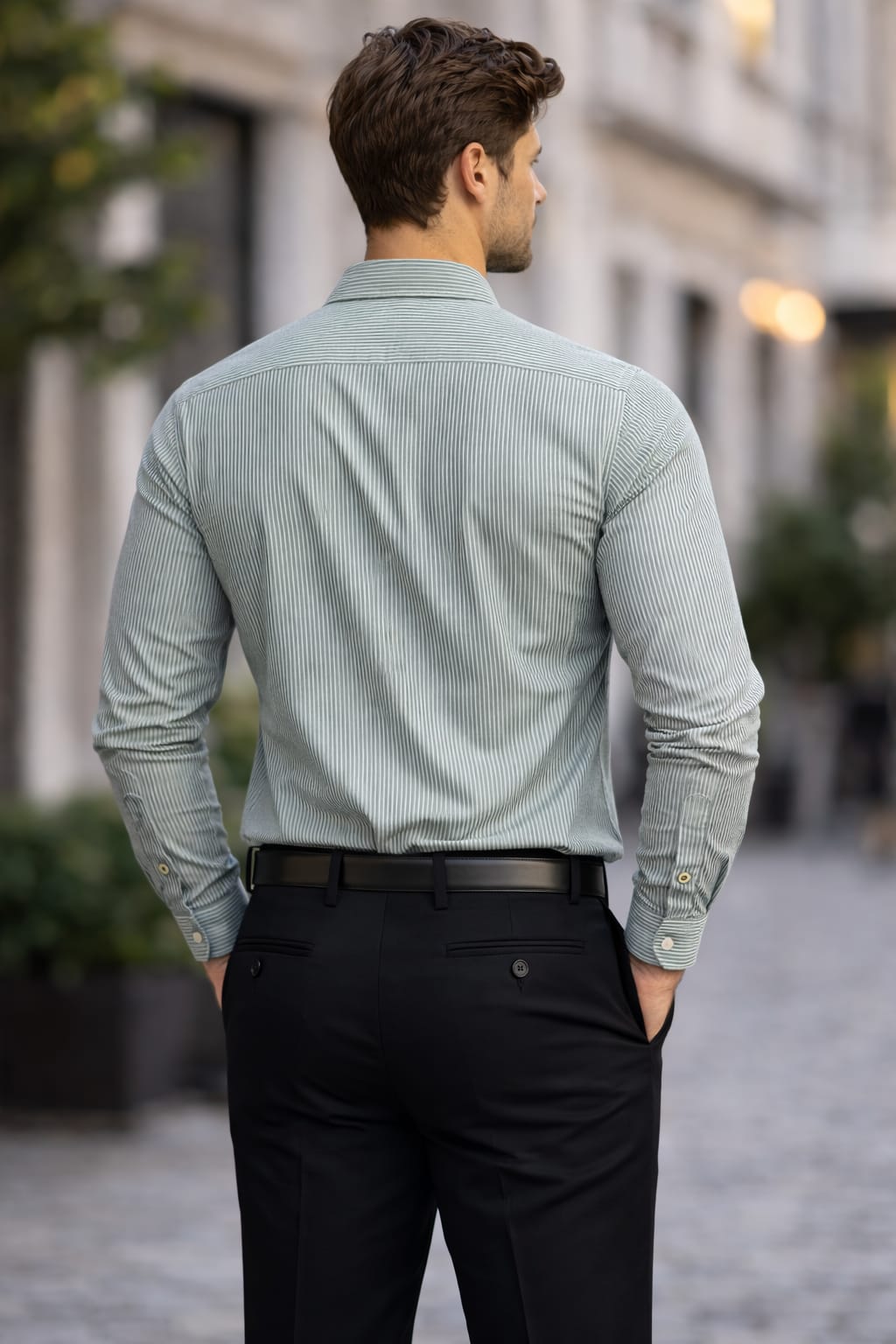 Men's Cartel Executive Striped Oxford Shirt for men