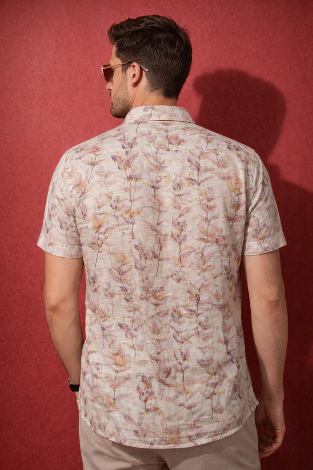 Men's Cartel Premium Floral Print Shirt Occasional Casual  Style ID:  Art-1314-Yellow