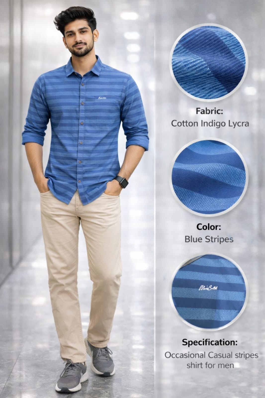 Men’s Cotton Casual Shirt | Premium Cotton Casual Wear | Occasional Casual Stylish Shirt for Men