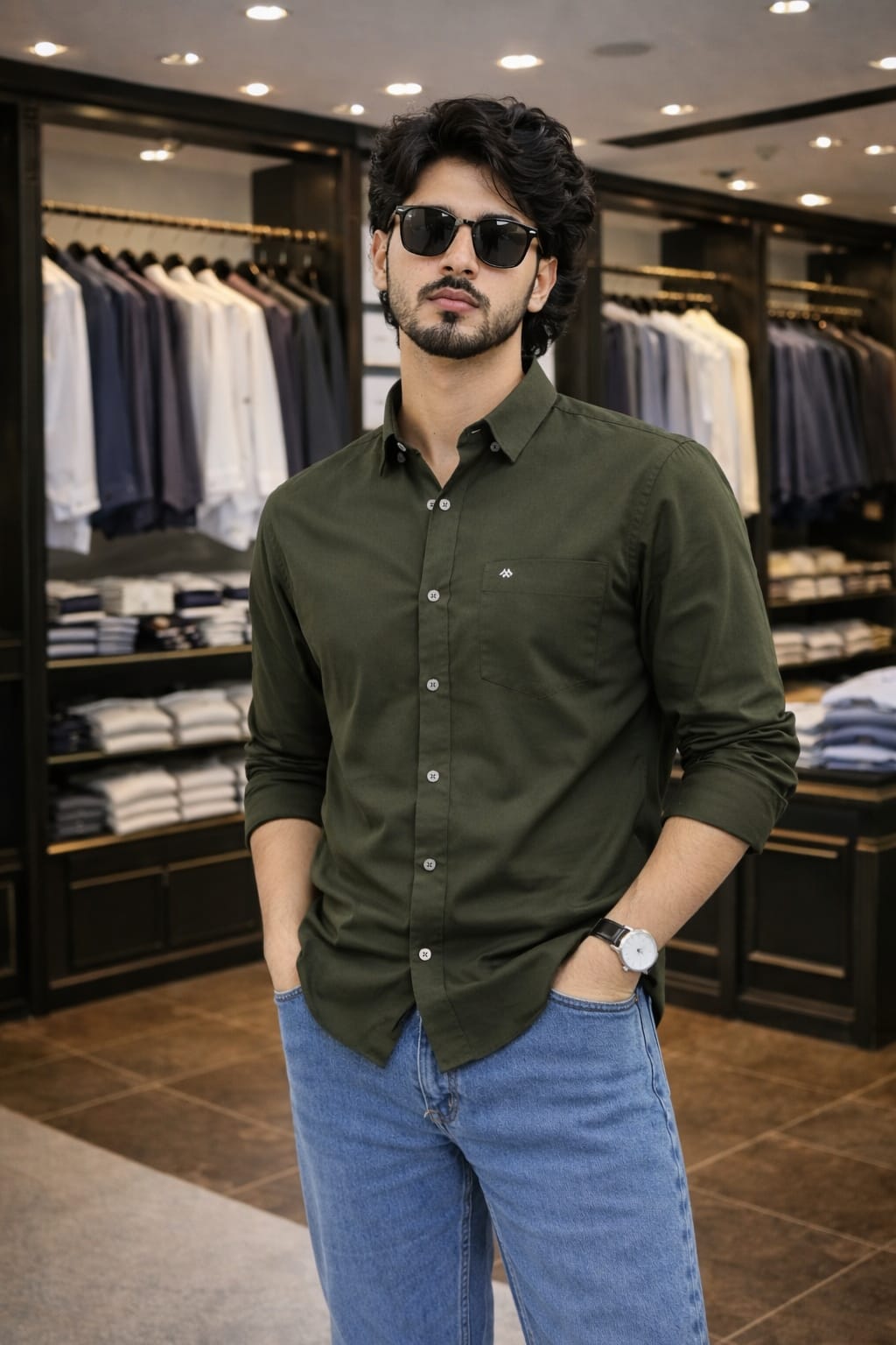 Men's Cartel Premium Lycra Plain Solid Shirt for Men Full Sleeve Regular Fit Casual Formal Office Party Wear Stretchable Comfortable Breathable Soft Fabric Button Down Collar Shirt Multi Color All Sizes