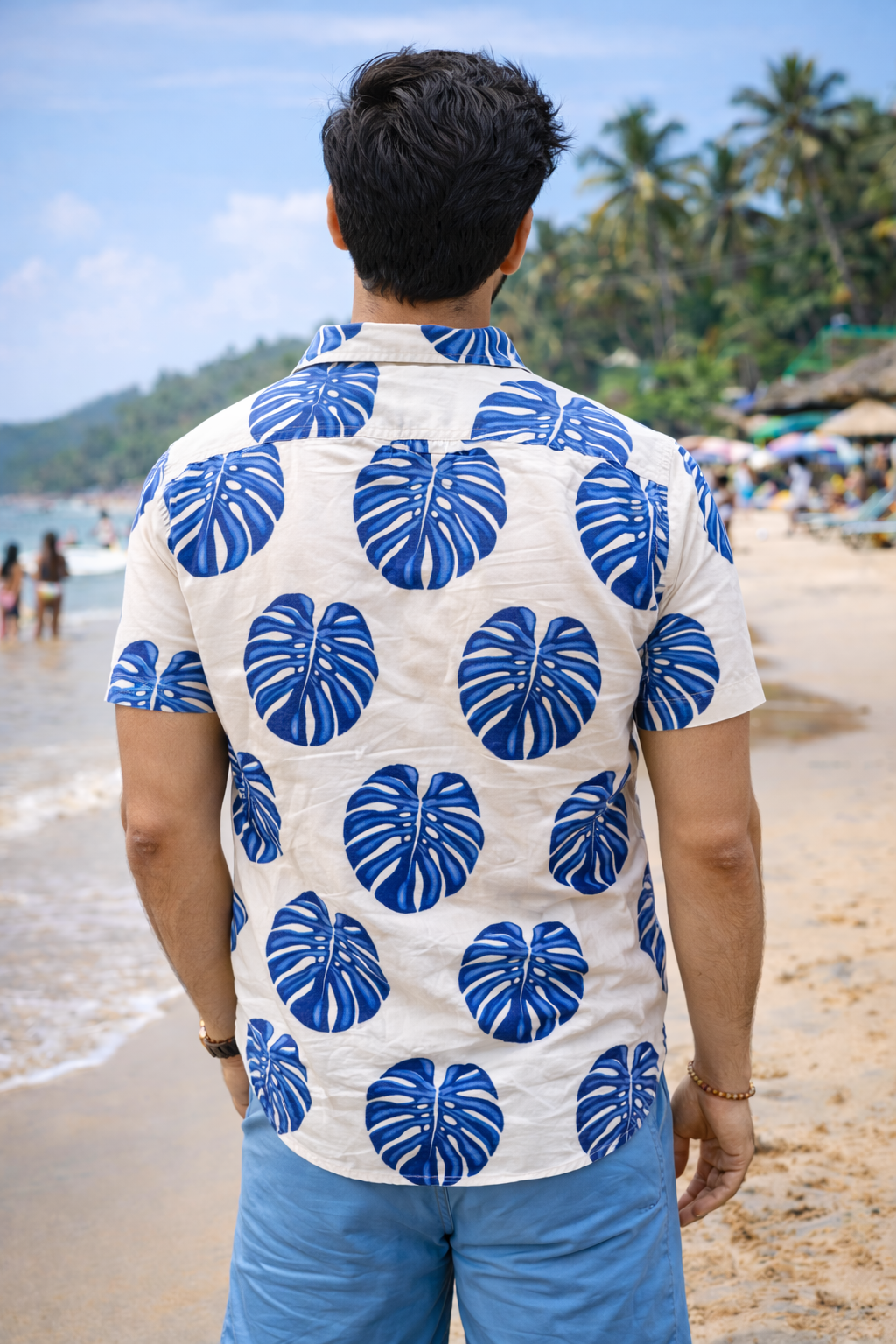 Men’s Cartel Cotton Linen Casual Occasional Printed Shirt for Men