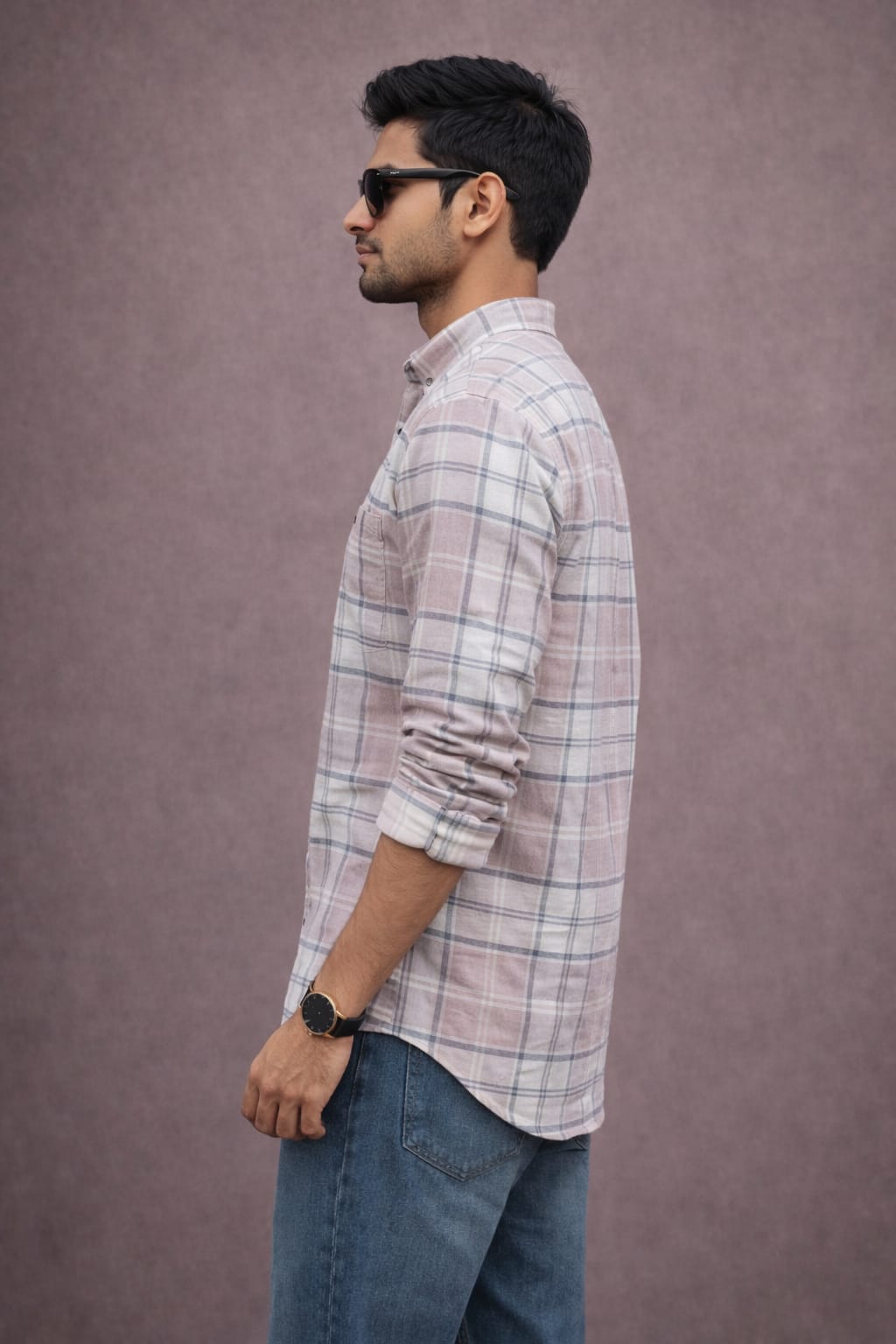 Men’s Cotton Linen Casual Shirt | Premium Checked Casual Wear | Occasional Casual Stylish Shirt for Men