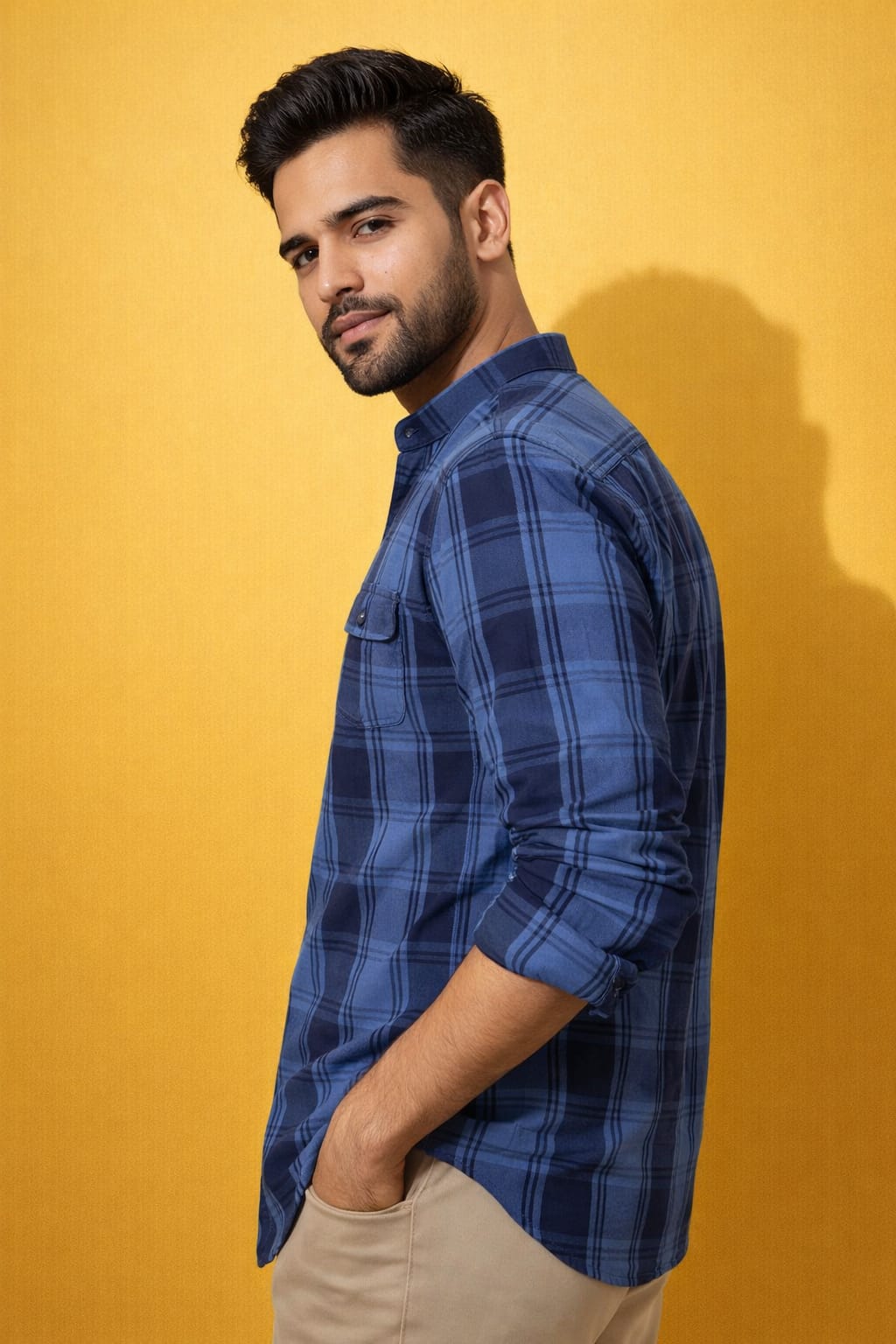 Men’s Cotton Casual Shirt | Premium Checked Casual Wear | Occasional Casual Stylish Shirt for Men