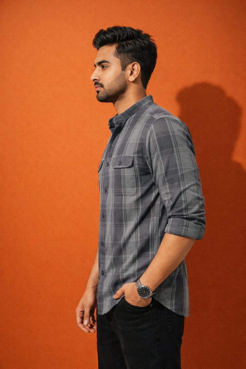 Men’s Cotton Casual Shirt | Premium Checked Casual Wear | Occasional Casual Stylish Shirt for Men